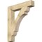 Ekena Millwork Olympic Block Rough Sawn Bracket, Douglas Fir, 6"W x 36"D x 42"H BKT06X36X42OLY05RDF - alternate 1